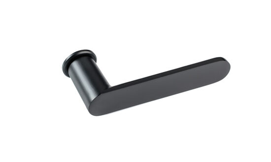 Iekšdurvju rokturis MINI 14 – melns, minimālistisks dizains